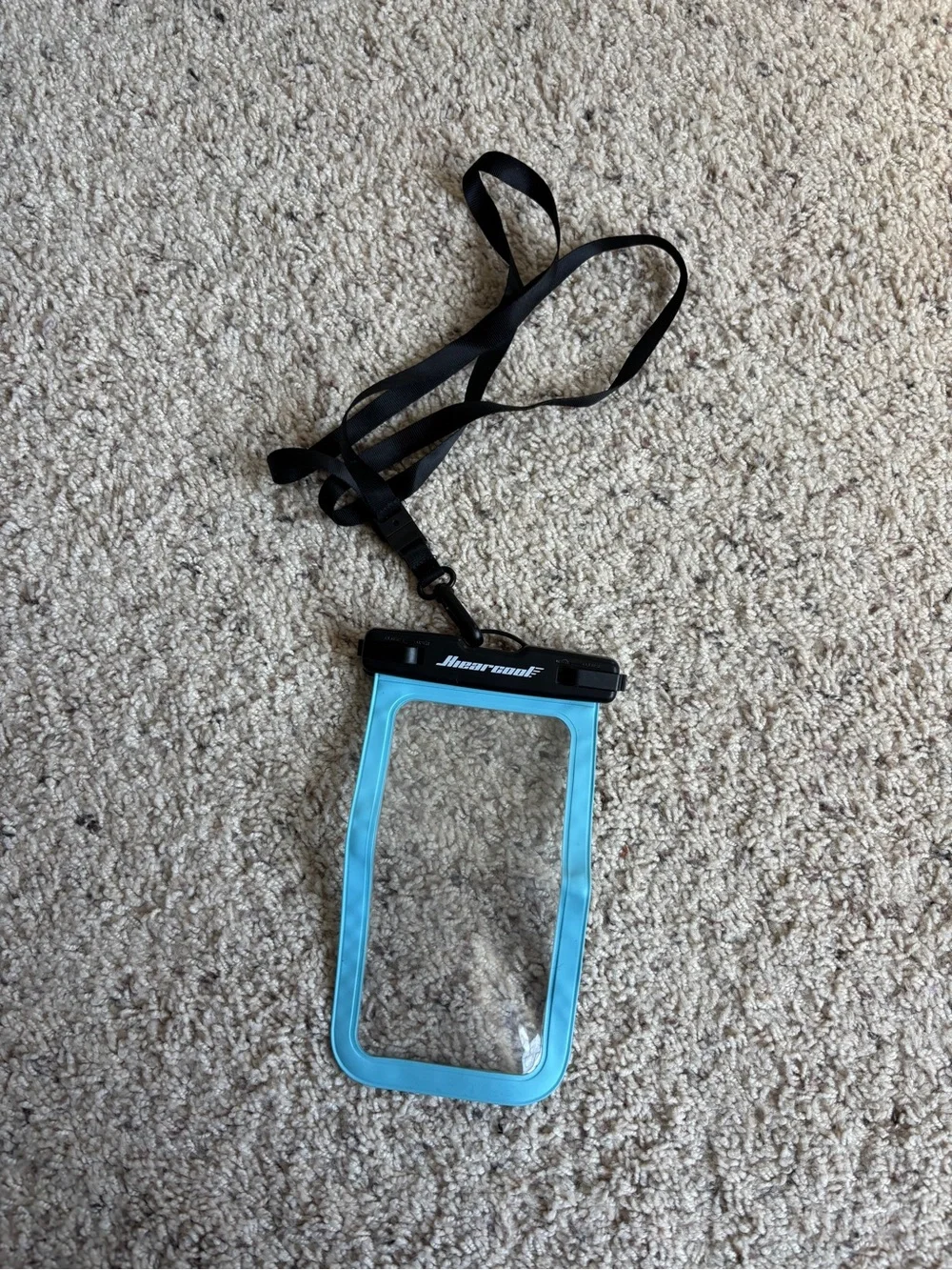 Waterproof Phone Dry Bag Pouch with Lanyard - Light Blue